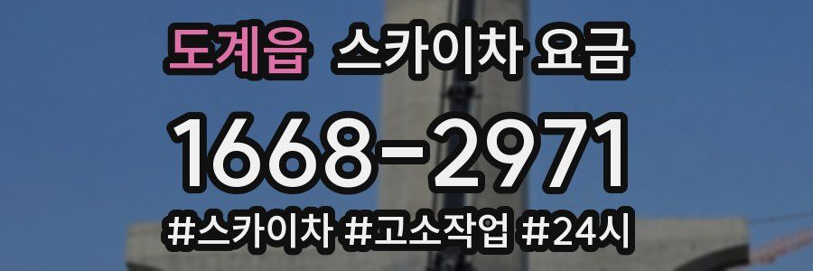 도계읍 스카이차 요금