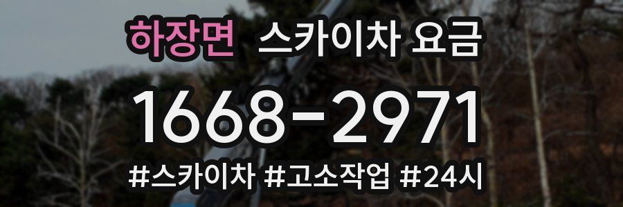 하장면 스카이차 요금