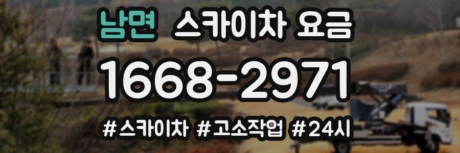 남면 스카이차 요금