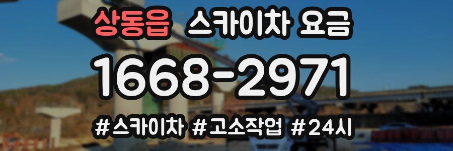 상동읍 스카이차 요금
