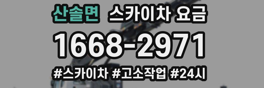 산솔면 스카이차 요금