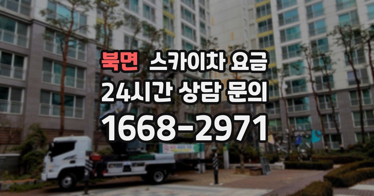 북면 스카이차 요금