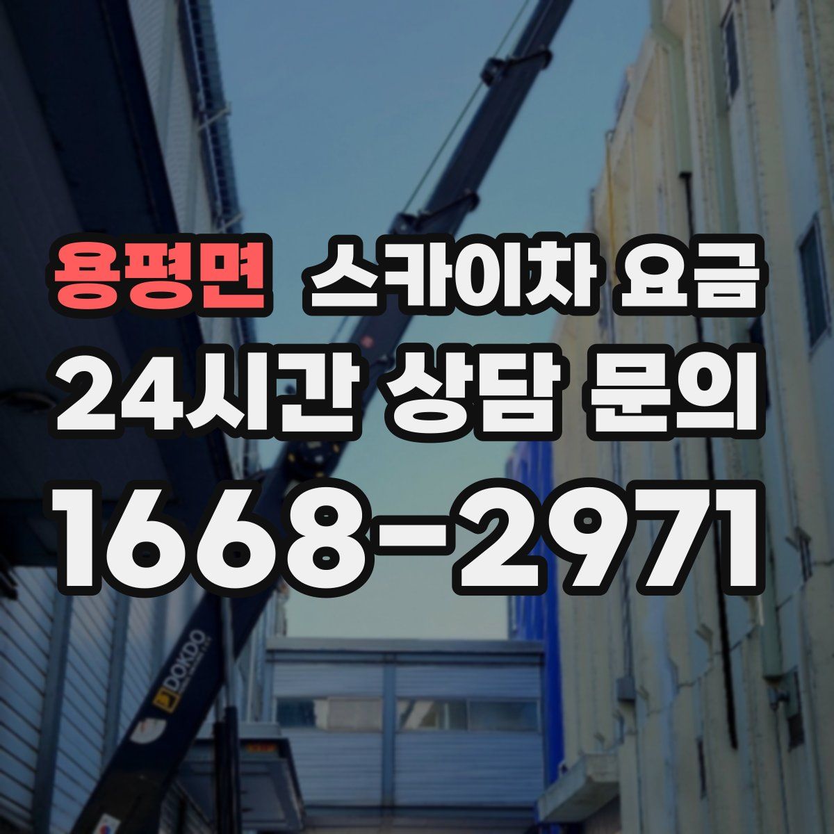 용평면 스카이차 요금