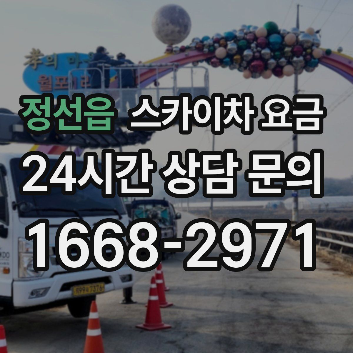 정선읍 스카이차 요금