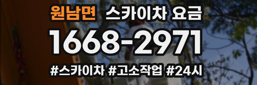 원남면 스카이차 요금