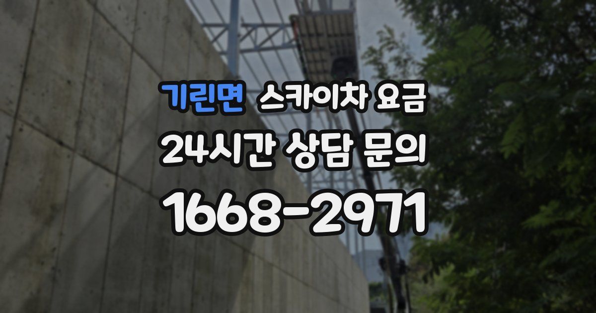 기린면 스카이차 요금