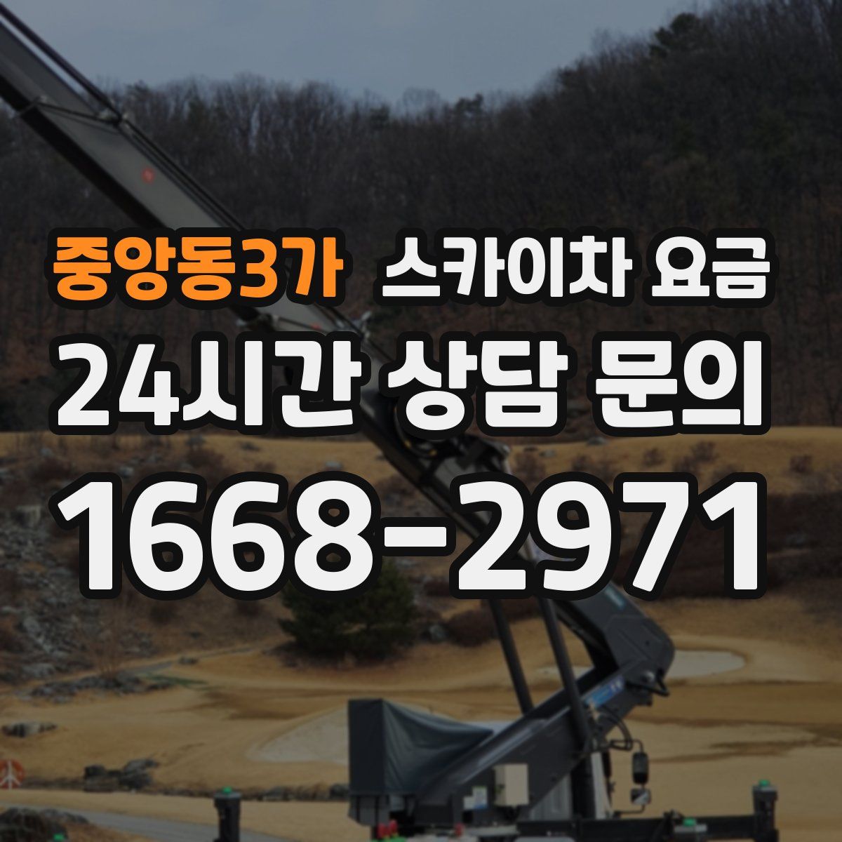 중앙동3가 스카이차 요금