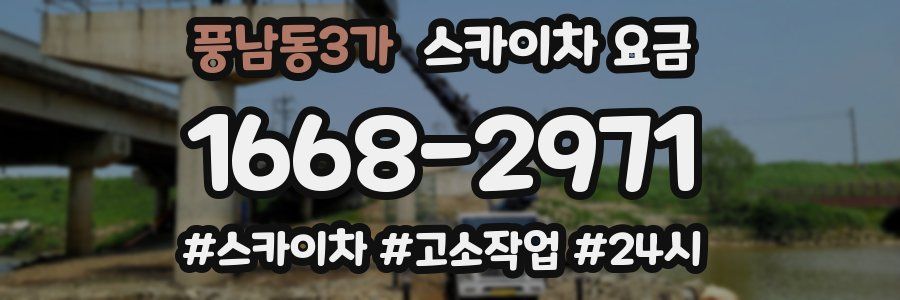 풍남동3가 스카이차 요금