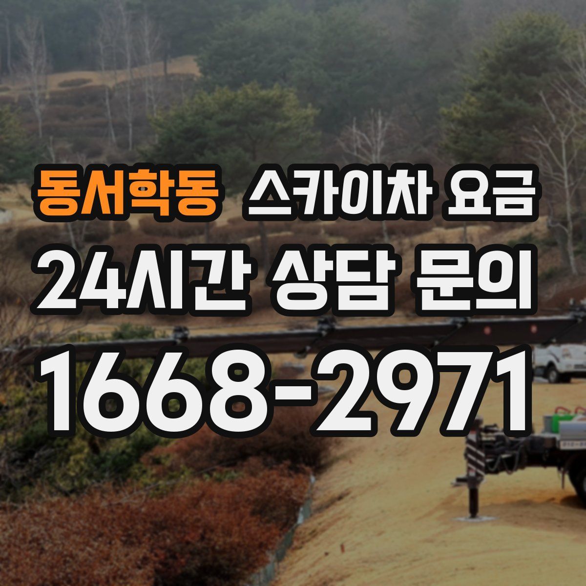 동서학동 스카이차 요금
