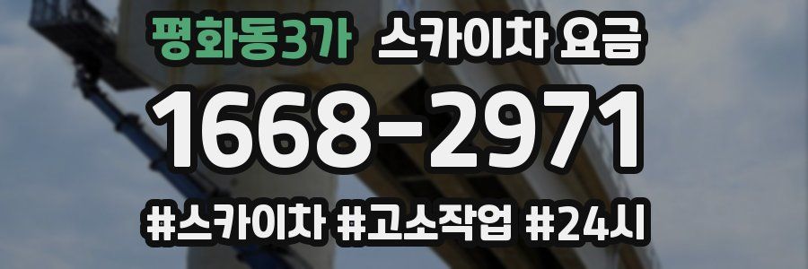 평화동3가 스카이차 요금