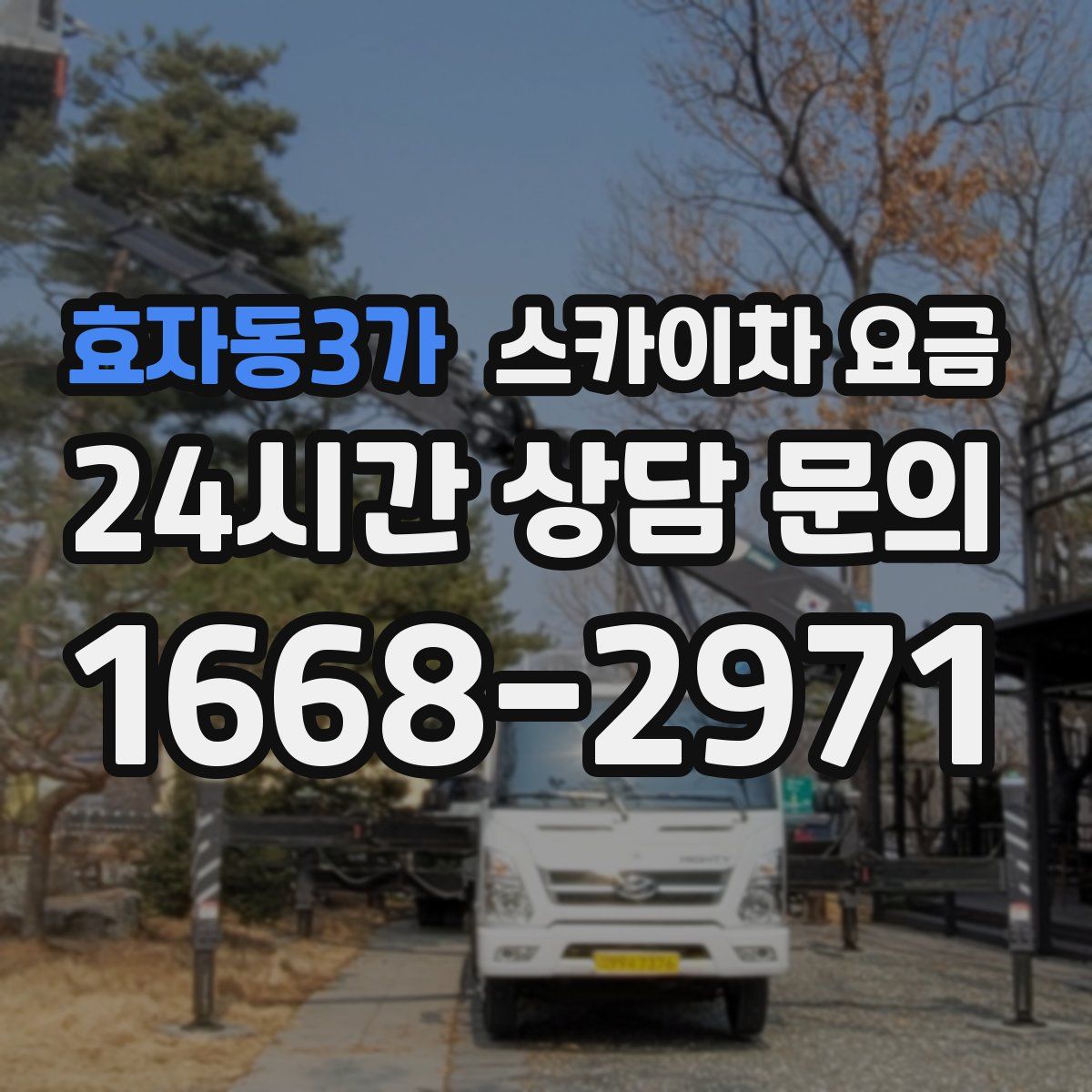효자동3가 스카이차 요금