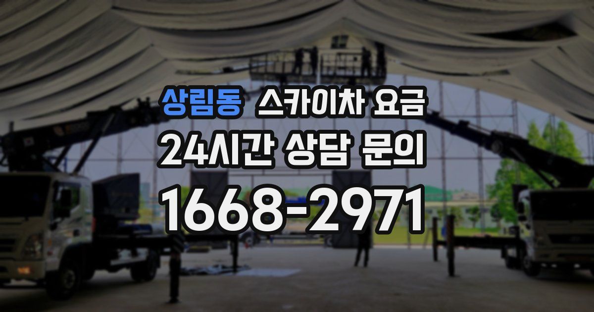 상림동 스카이차 요금