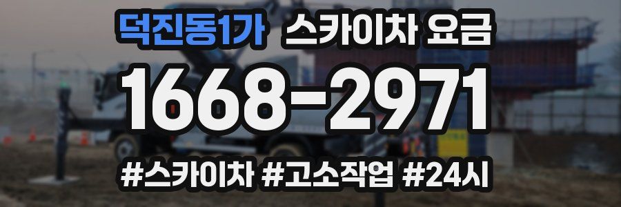 덕진동1가 스카이차 요금