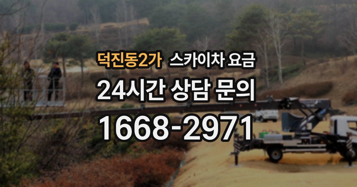 덕진동2가 스카이차 요금