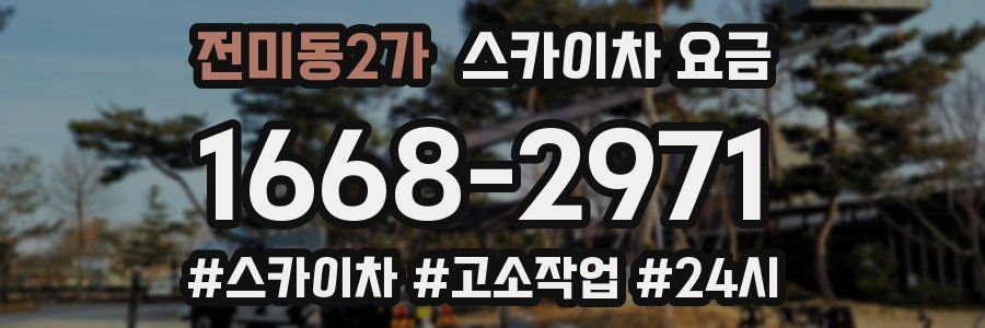 전미동2가 스카이차 요금