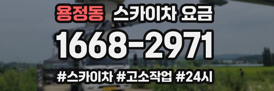 용정동 스카이차 요금