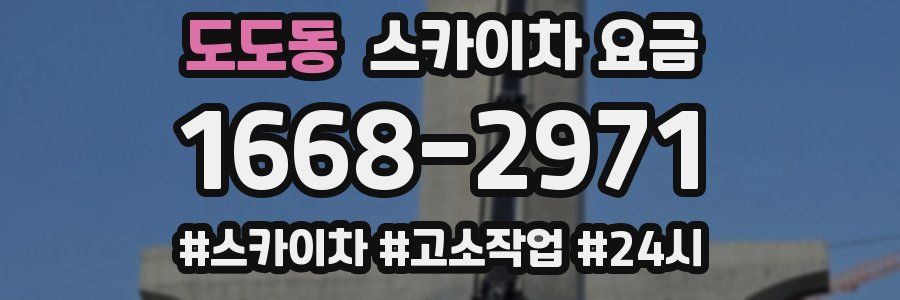 도도동 스카이차 요금