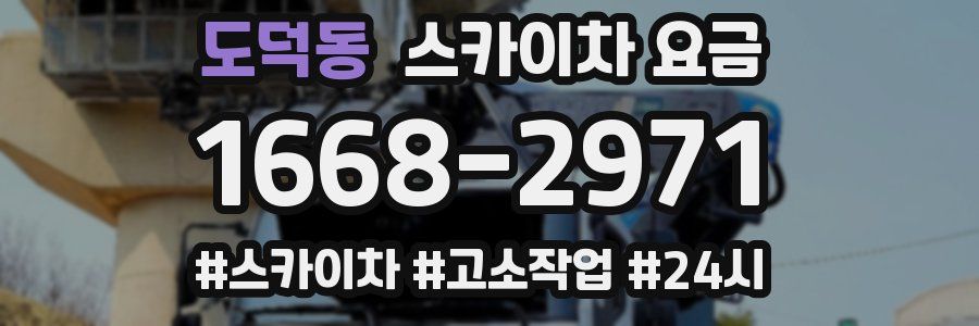 도덕동 스카이차 요금