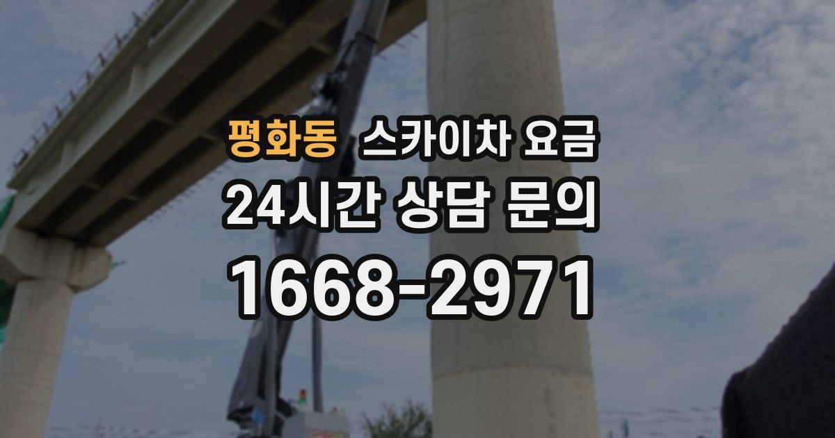 평화동 스카이차 요금