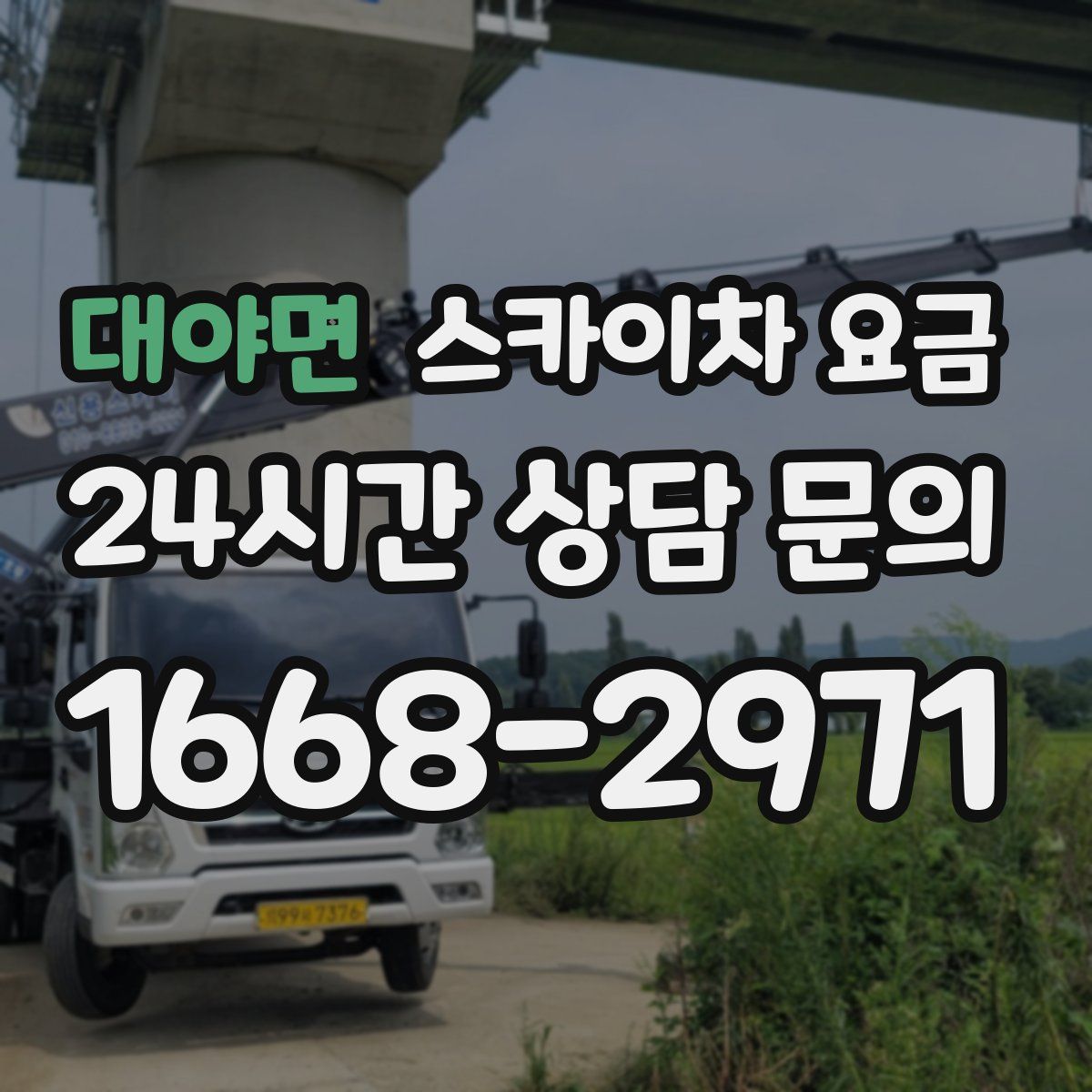 대야면 스카이차 요금