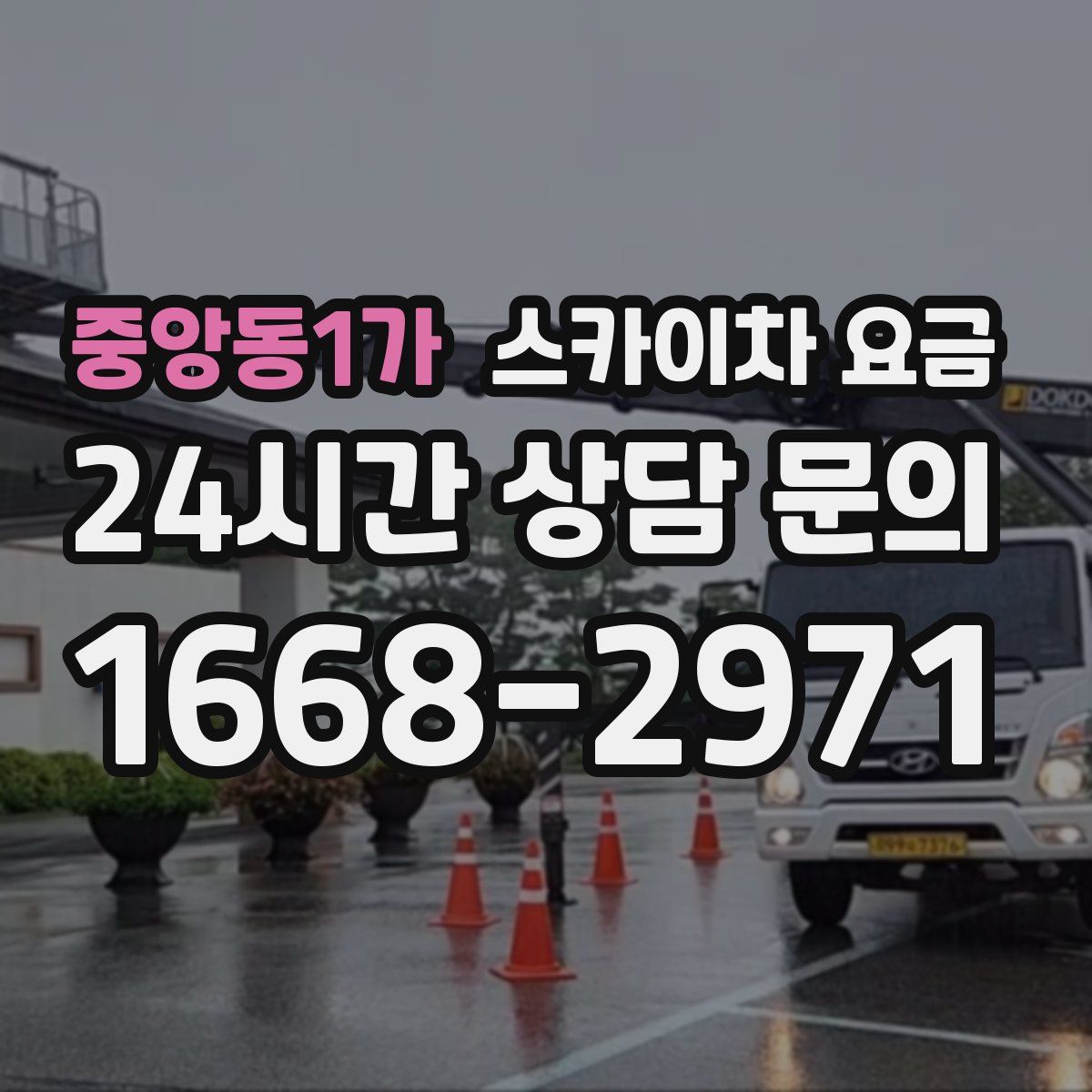 중앙동1가 스카이차 요금