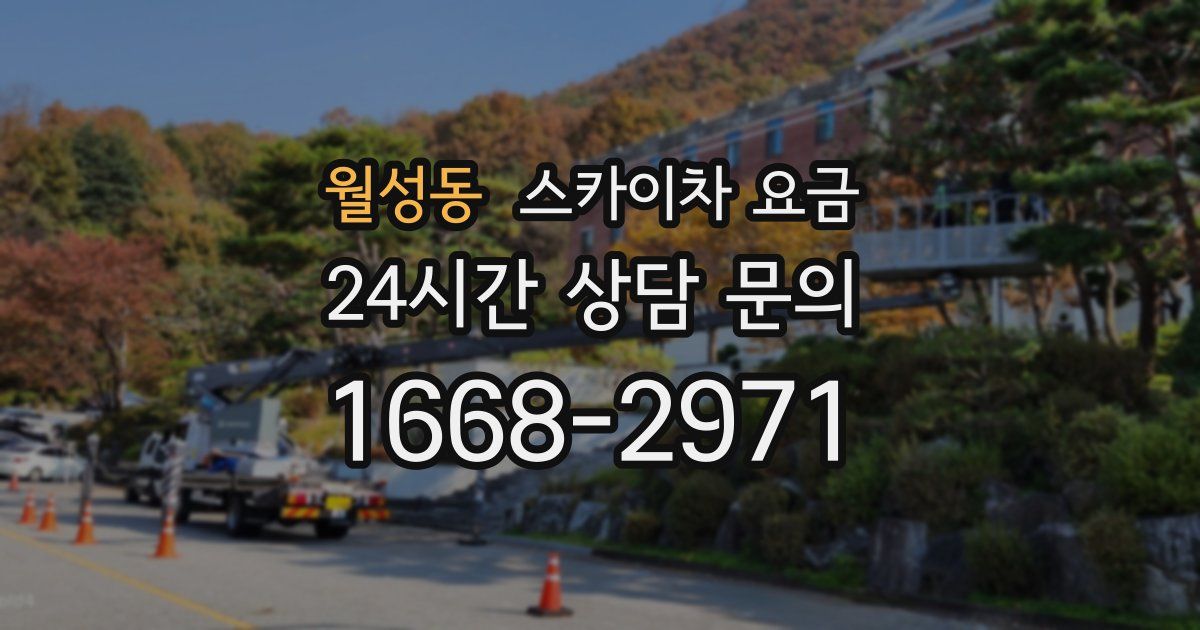 월성동 스카이차 요금