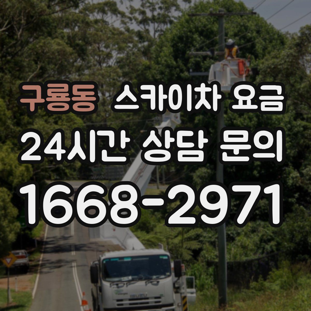 구룡동 스카이차 요금