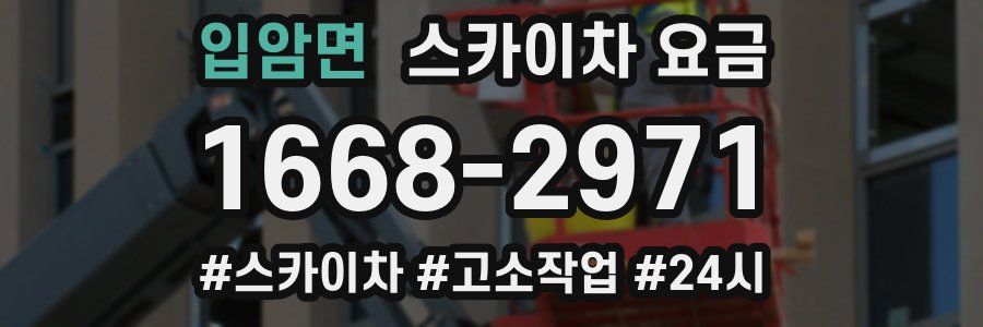 입암면 스카이차 요금