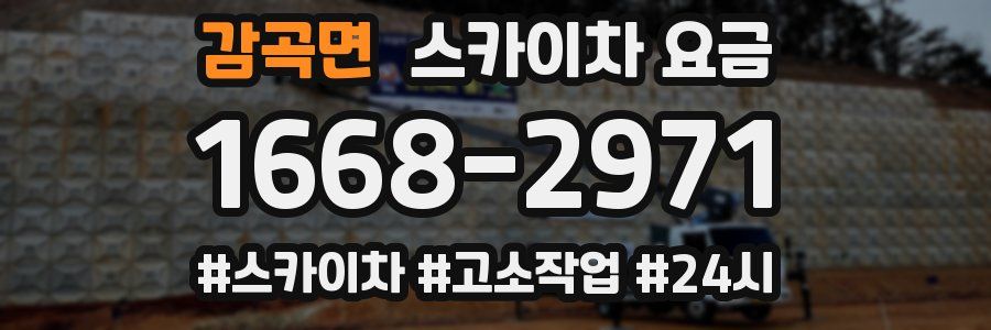감곡면 스카이차 요금