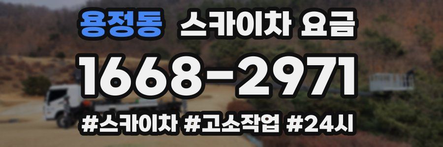 용정동 스카이차 요금