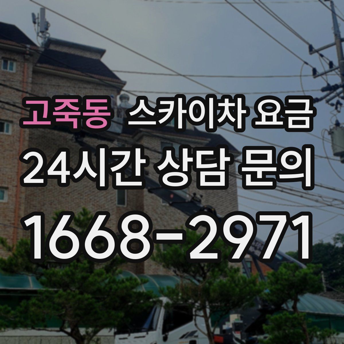 고죽동 스카이차 요금