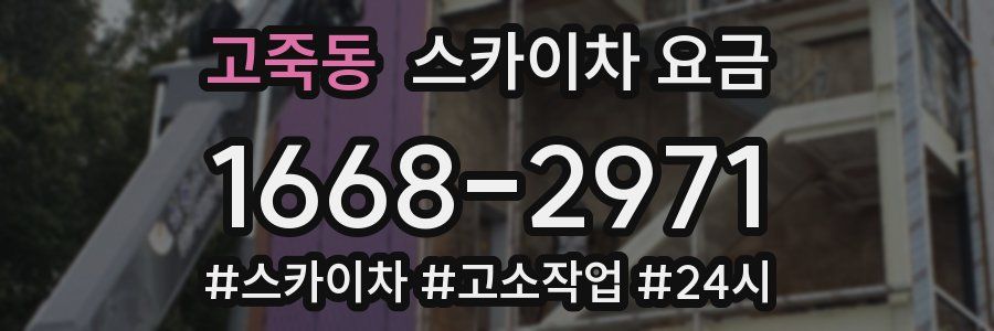 고죽동 스카이차 요금
