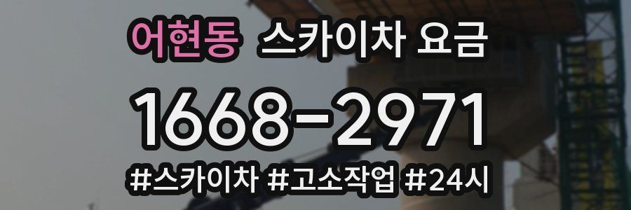 어현동 스카이차 요금