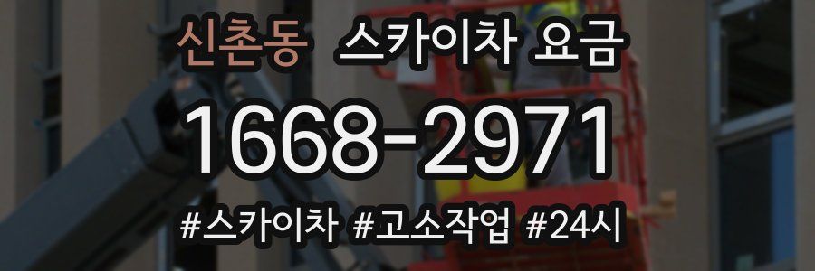 신촌동 스카이차 요금
