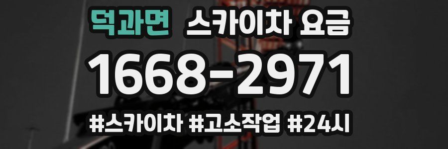 덕과면 스카이차 요금