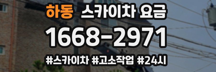 하동 스카이차 요금