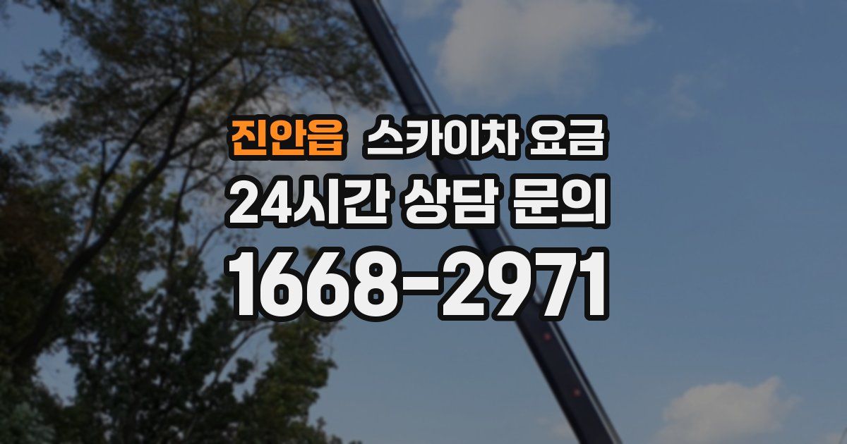 진안읍 스카이차 요금