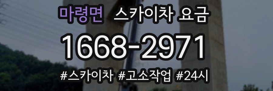 마령면 스카이차 요금