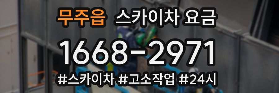 무주읍 스카이차 요금