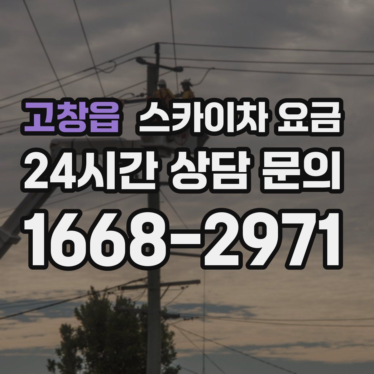 고창읍 스카이차 요금