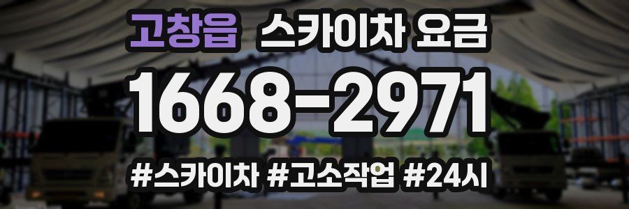 고창읍 스카이차 요금