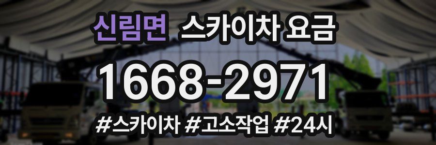 신림면 스카이차 요금