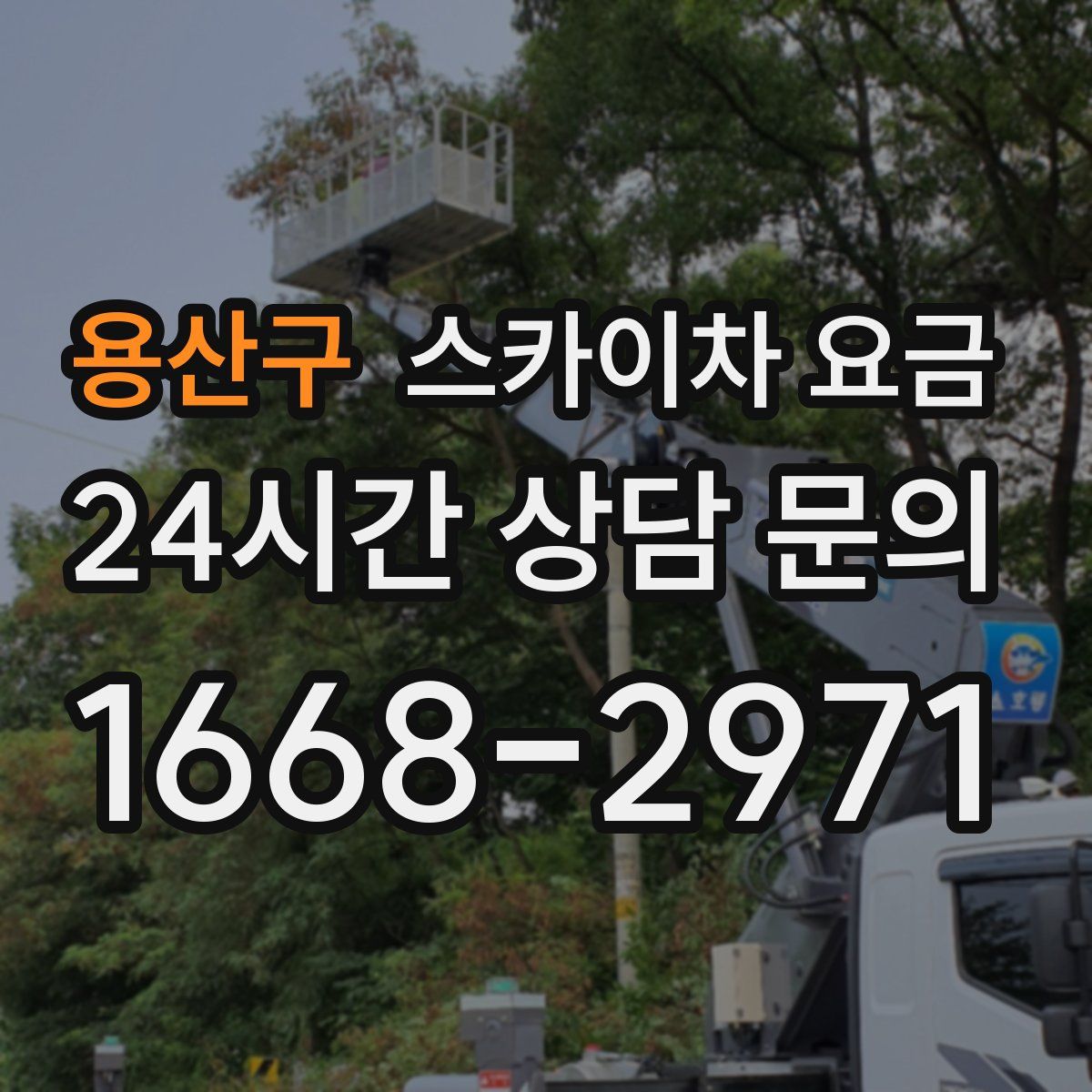 용산구 스카이차 요금