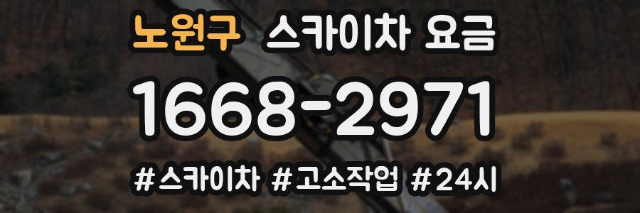 노원구 스카이차 요금