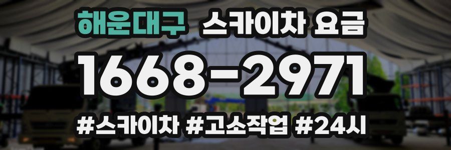 해운대구 스카이차 요금