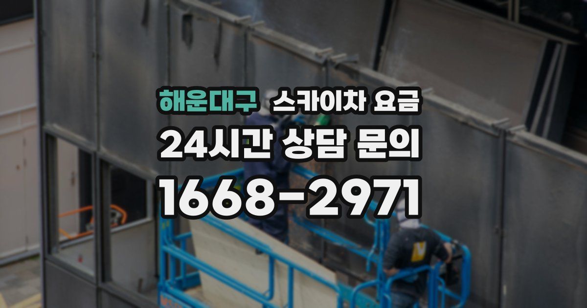 해운대구 스카이차 요금
