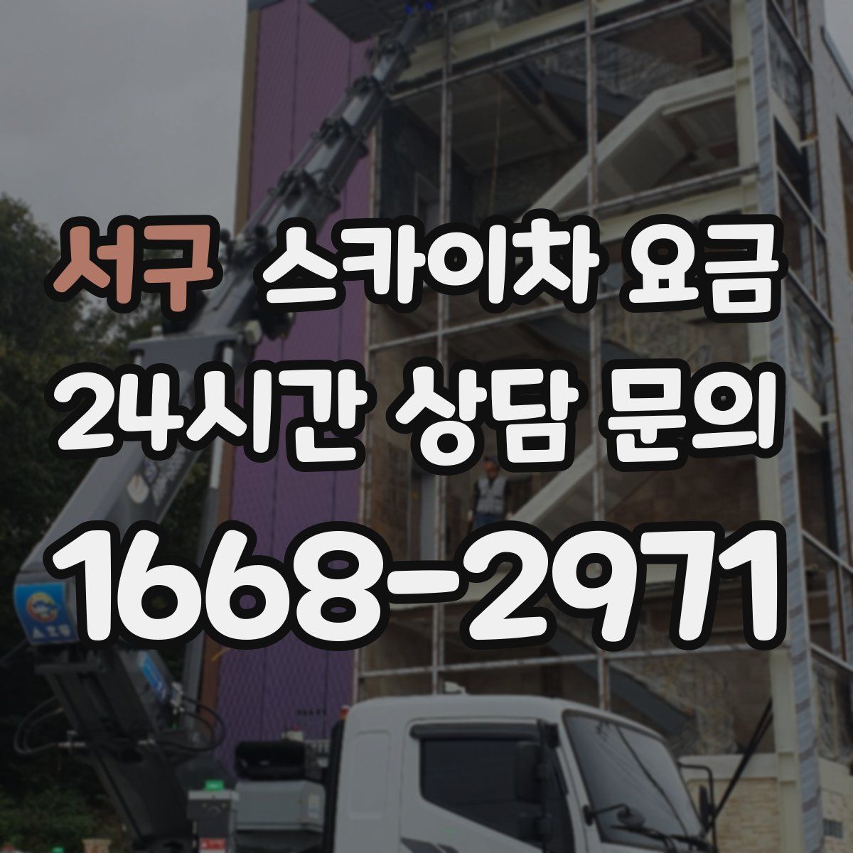 서구 스카이차 요금