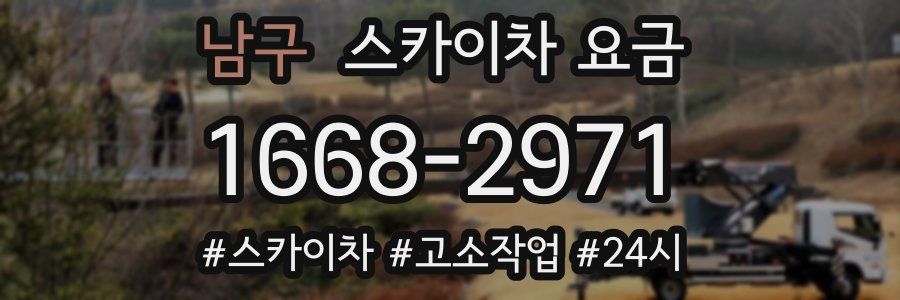 남구 스카이차 요금