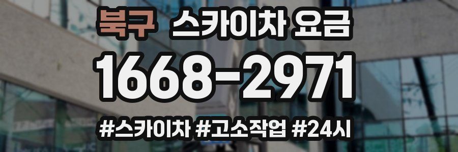북구 스카이차 요금