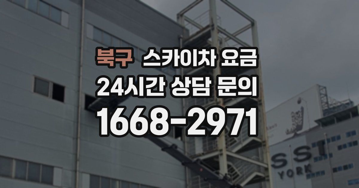 북구 스카이차 요금